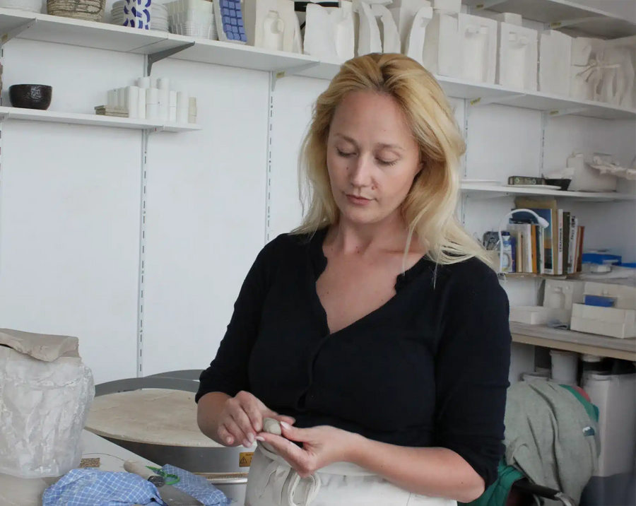 Portrait of a ceramic artist